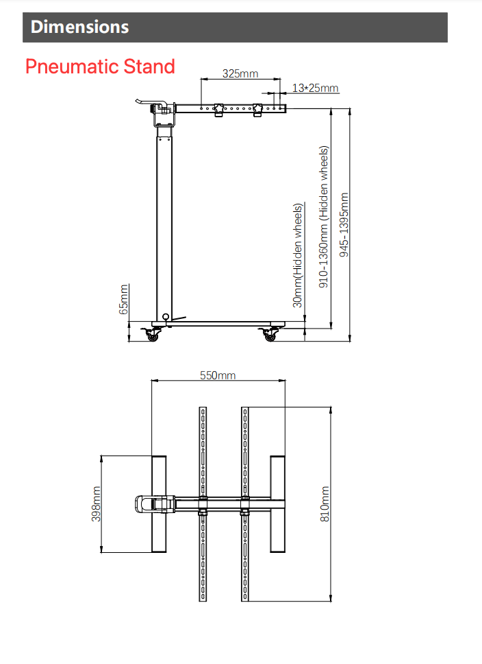 
                  
                    Pneumatic Stand Pro G4 or Max G4
                  
                